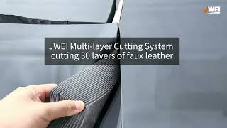 Celebrity JWEI MI60 Multi-layer Cutting Machine: Cutting 30 Layers of Faux Leather with Precision #MI60 Wealth