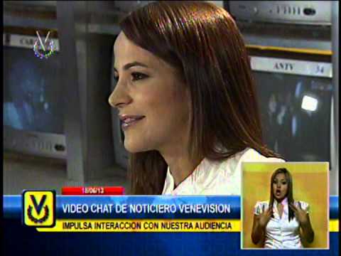 Endrina Yépez protagonizó el segundo video chat de Noticiero Venevisión