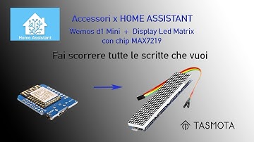 Accessori per Home Assistant - Display a matrice di  led Matrix