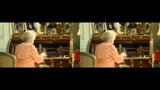 Queen Elizabeth and James Bond 007 ( Daniel Craig)   Opening Ceremony   London 2012.avi-