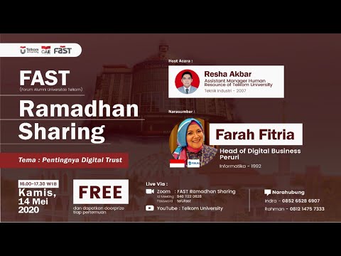 FAST Ramadhan Sharing #21 - Farah Fitria (Head of Digital Business Peruri)
