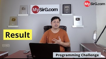 Programming Challenge Result | MySirG.com