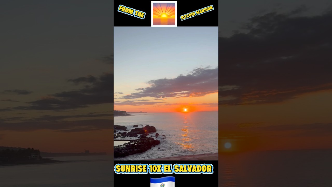 10x Sunrise at the Bitcoin Mansion | El Sunzal, El Salvador - YouTube