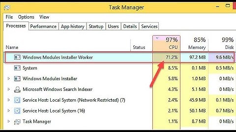 How To Fix CPU Usage Issues From Tiworker.exe In Windows 10