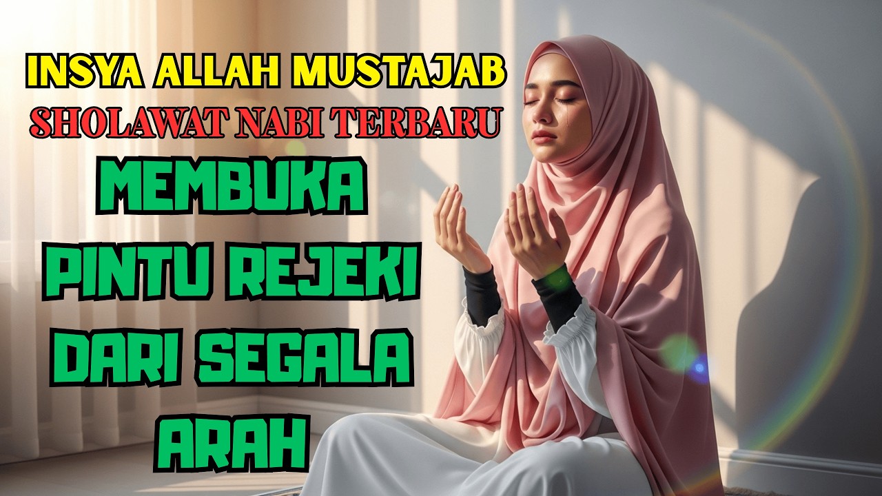 Dengar 30 Menit Sholawat Jibril Pembuka Rezeki dari Segala Arah | InsyaAllah Mustajab