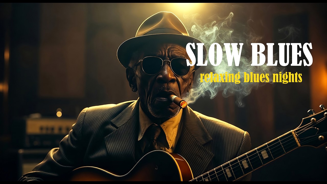 Deep Night Blues ~ Slow Whiskey Music for Thoughtful Evenings, Moody Guitar & Relaxing Lounge Vibes