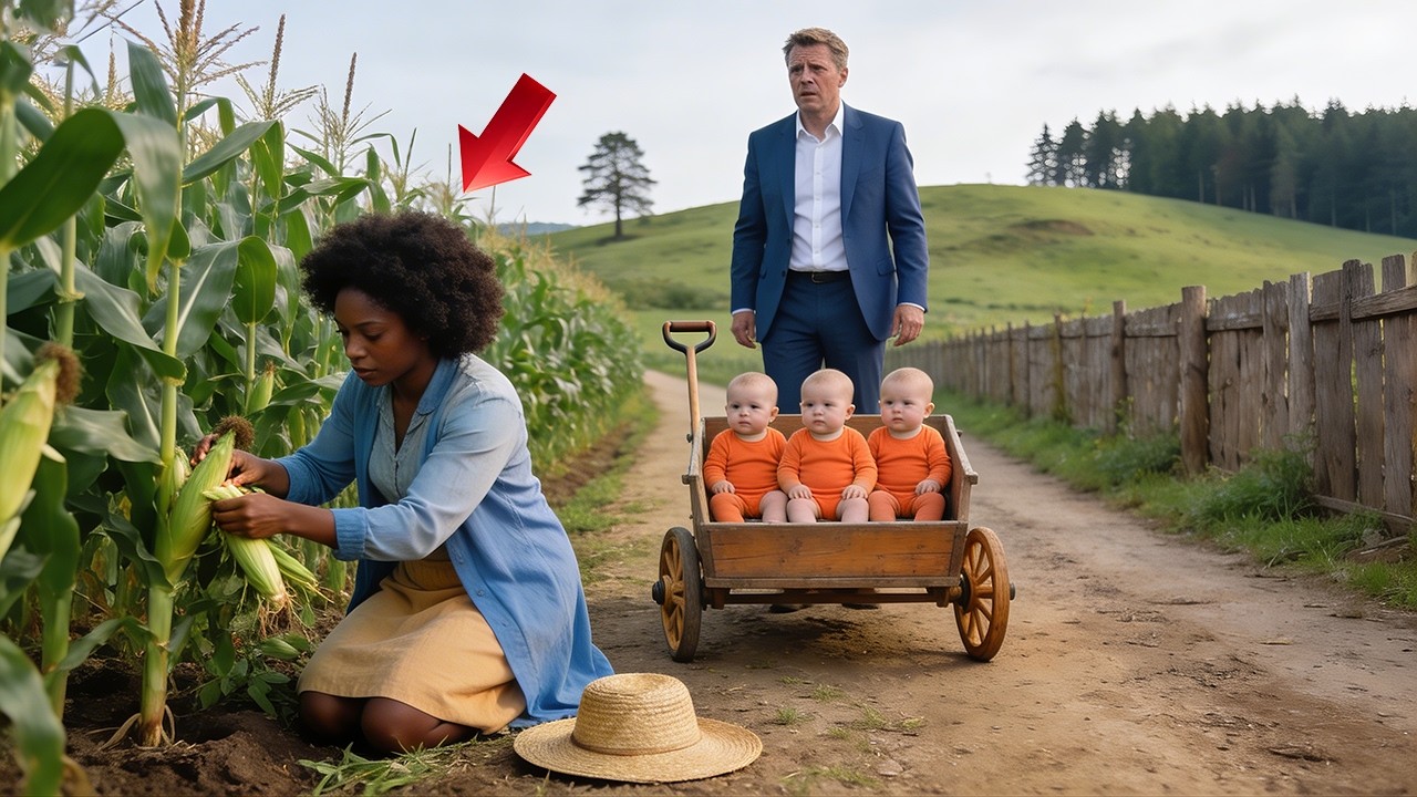 The Billionaire Froze When He Saw His Black Ex on His Farm—With Triplets Who Looked Just Like Him