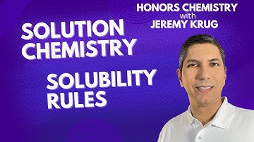 Is an Ionic Compound Soluble or Insoluble in Water? | Learn the Solubility Rules!