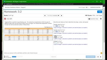 HW Help - Excel: Chp 3