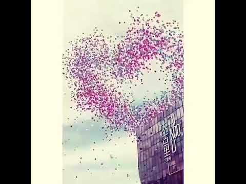 Balon yagisi romantic