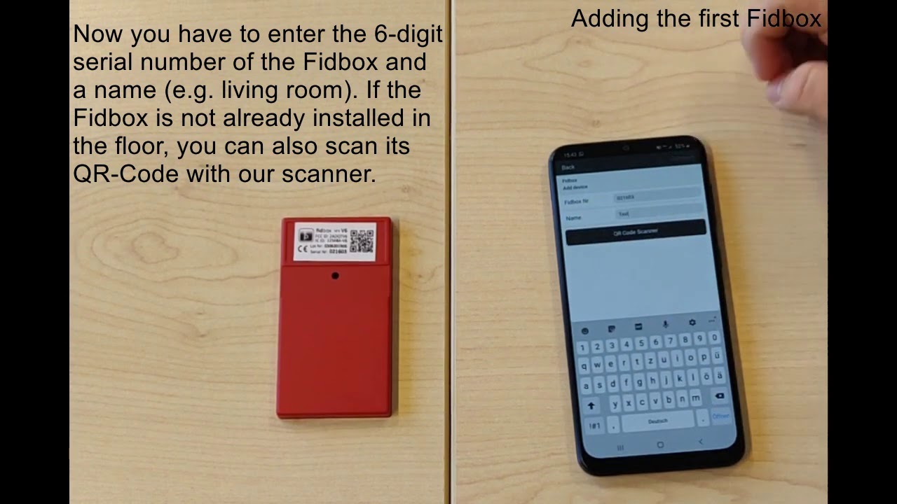 Fidbox App 01 - Adding the first Fidbox