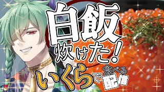 【白飯炊けた！】いくらで食べるで！【食レポ／雑談】#雑談 #deepvoice #foodshow