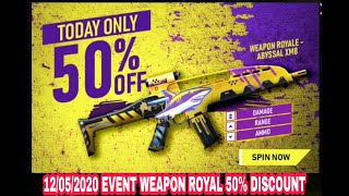 WEAPON ROYAL 50% DISCOUNT TOMORROW ONLY | MATRIX GAMER | FREE FIRE