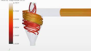 Cyclone Separator Simulation using STAR-CCM+