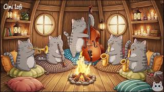 Cimi’s Fireside Jazz 🕯️🐱 | Cozy Comfort Background Music for Work & Focus