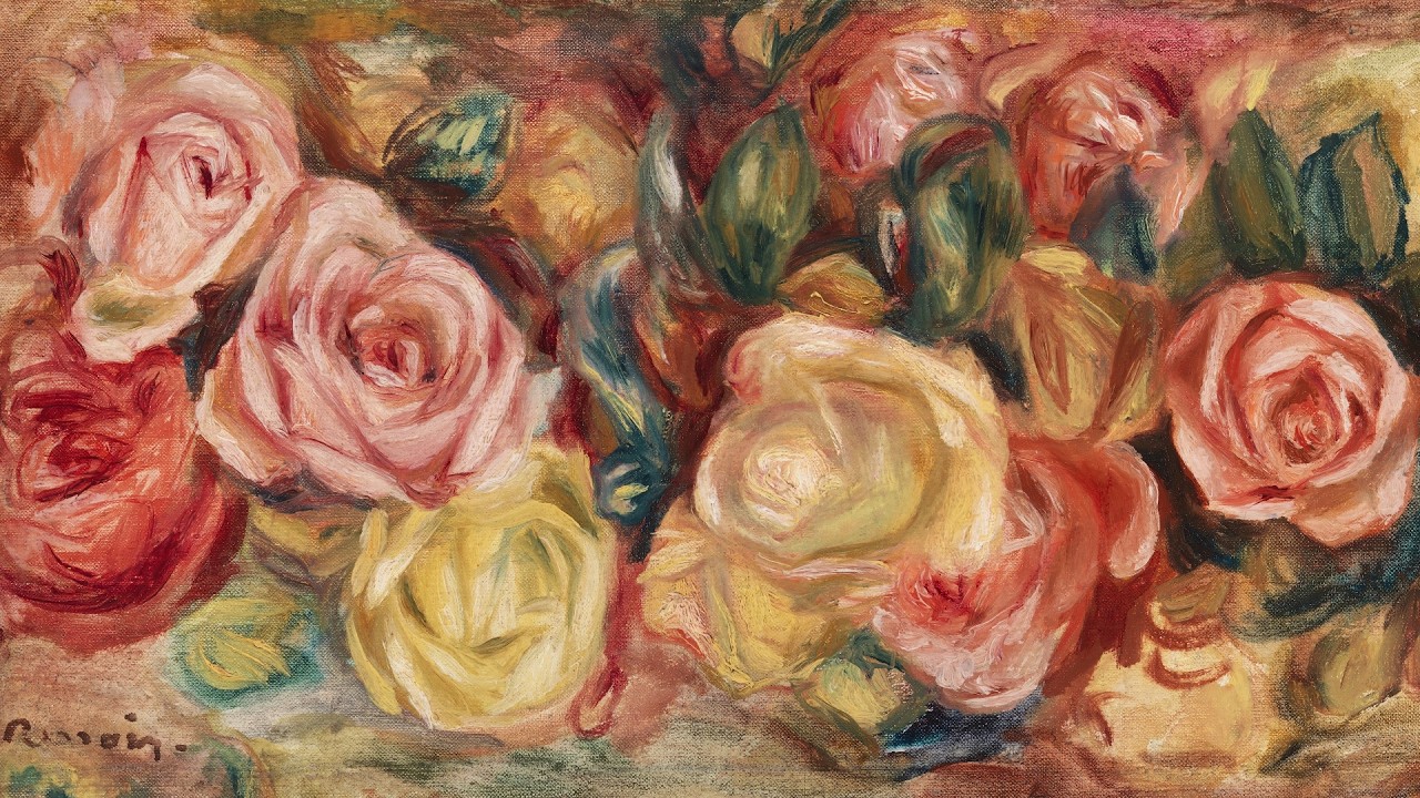Romantic Art | Renoir, Roses and other Love, and Flowers paintings
