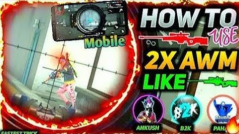 How To Use 2 AWM with Biometric scope//best Tips&Trick #FFROYOP