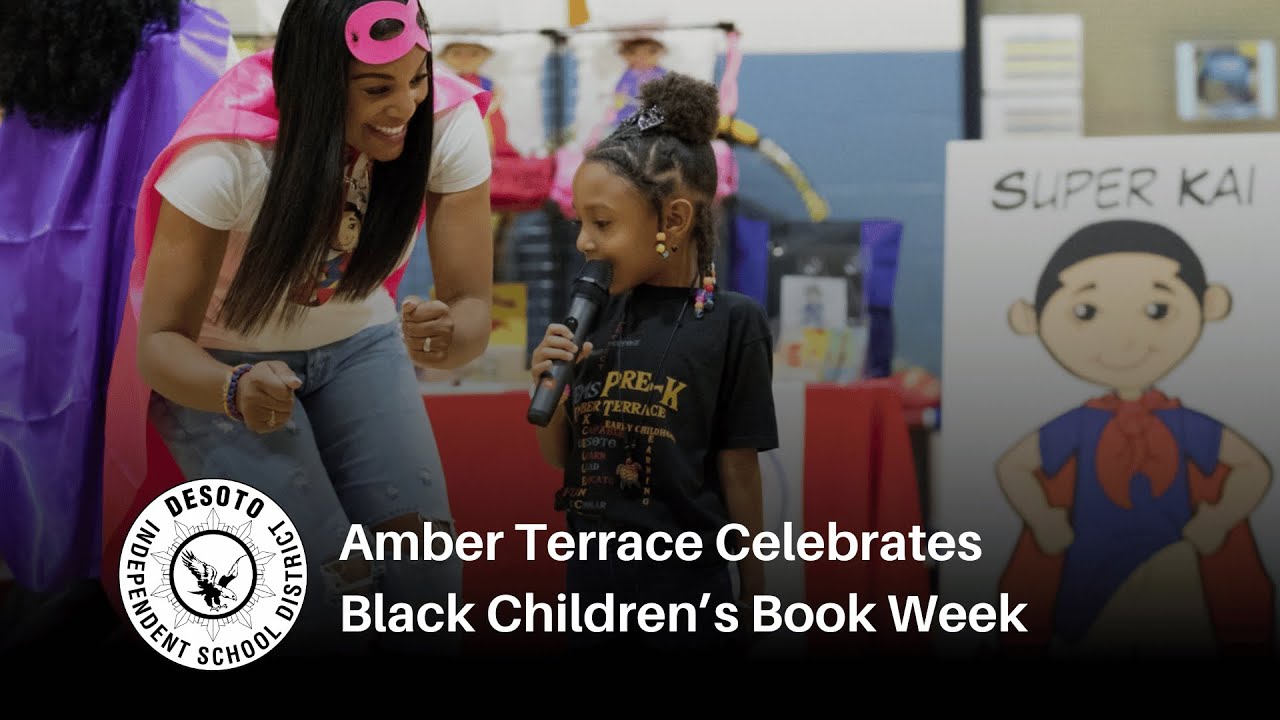 DeSoto ISD's Amber Terrace Celebrates 2024 Black Children's Book Week