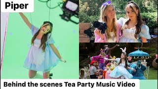 Behind the scenes Piper Rockelle Tea Party Music Video Vlog! Rare footage! Never before seen photos!