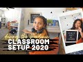 Virtual Learning Classroom Setup at Home during a Pandemic!! l HOMESCHOOL 2020