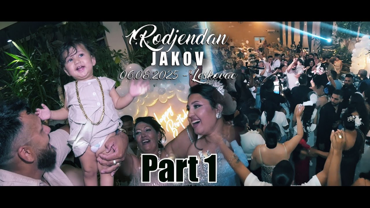 JAKOV 1.RODJENDAN PART1 - 06.08.2025 LESKOVAC-STUDIO ROMA IVICA 4K LESKOVAC