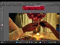 Valentines menu design