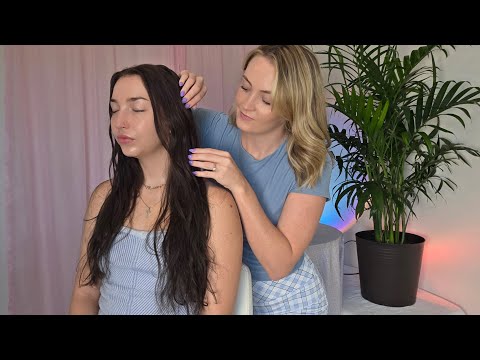 ASMR Perfectionist Wet & Curly Hair Diffusing - Curly Hair Perfecting With Gel - Finishing Touches