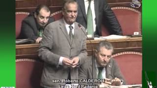 ROBERTO CALDEROLI AL SENATO - SEDUTA 806 DEL 3 OTTOBRE 2012