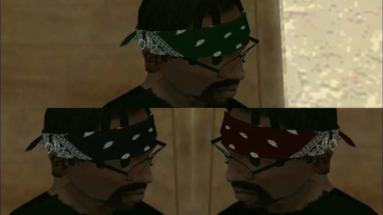 Nuevas bandanas para CJ GTA San Andreas (android) YouTube