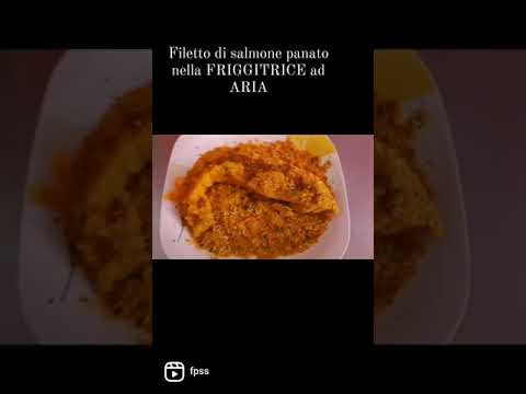 Filetto di salmone panato nella FRIGGITRICE ad ARIA