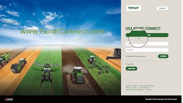Fendt Connect - Come creare un nuovo account