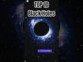 The TOP 10 Black Holes Threatening Our Planet