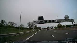 UK Motorways in 4k - West Midlands - M6 J3 Coventry to M6 J3A M42 Corley