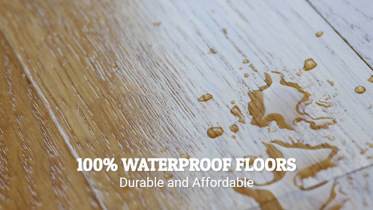 100% Waterproof Floors - YouTube