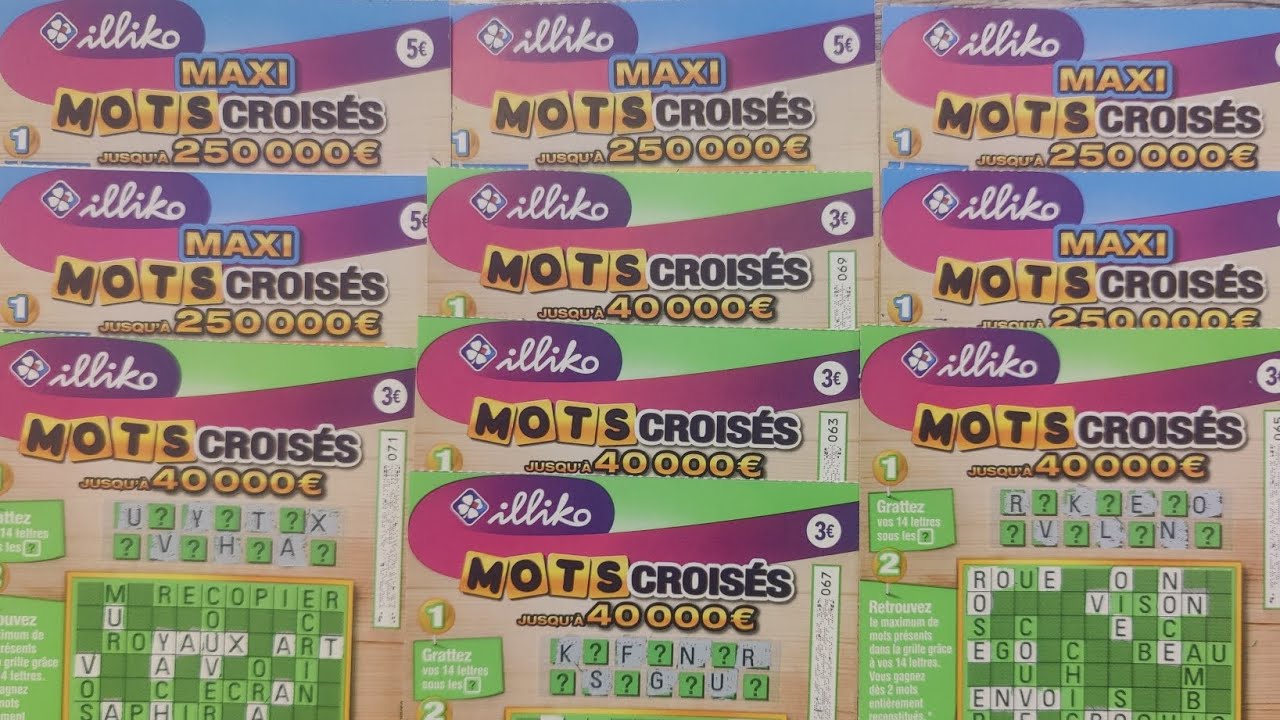 🛑 Grattage du 16 septembre 🍀 spécial mot croisé
