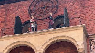 Clock show at Jagiellonian University in Krakow, Poland Clock show at Jagiellonian University in Krakow, Poland
