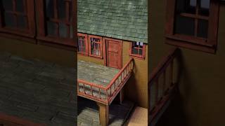 DIY House | Cardboard & Coffee Stirrers | Maket Ev Yapım Süreci| Diorama #diorama #diy #craft