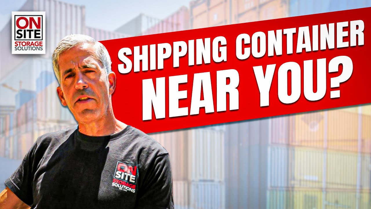 Find Shipping Containers Near You with On-Site Storage Solutions!