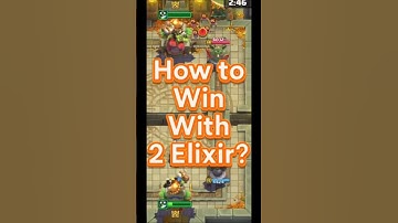 How To Win With 2 Elixir? #clashroyale