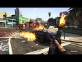 GTA 5 - Fire Bottle vs NPC's Ragdolls | Euphoria Physics Ragdolls 2026