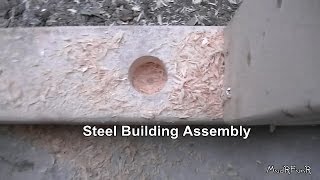 Steel Building Assembly 14/15 - Front Wall Cement Bolts