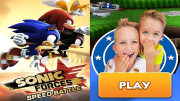 Vlad & Niki Run Vs Sonic Forces Speed Battle - Gameplay Walkthrough