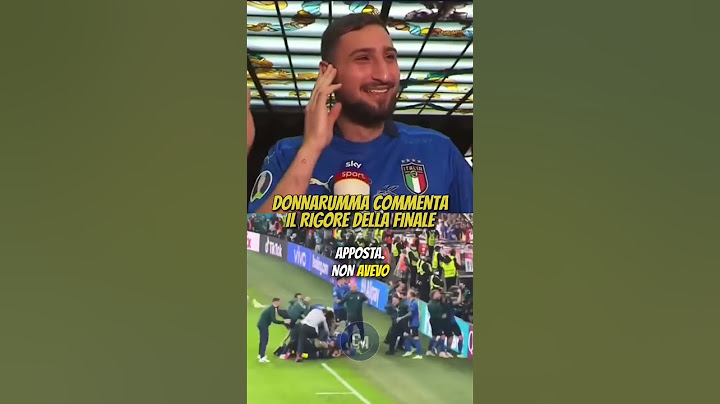 Donnarumma NON aveva capito di essere CAMPIONE d’Europa🤔#calcio #shorts