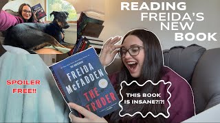 Reading Freida McFadden’s new book 😱📖 (spoiler free reading vlog   review!)