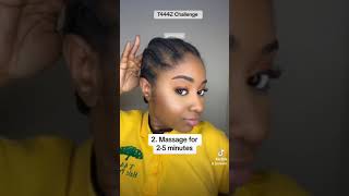 How to apply T444Z hair food and volumising hair moisturiser on tracks screenshot 5