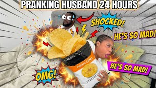 100 Pranks on My Husband in 24 Hours!*REVENGE*