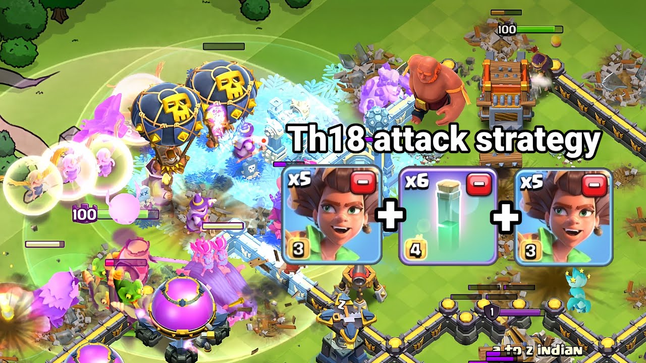 Th18 root rider and Valkyrie attack strategy !! Best legend league ...