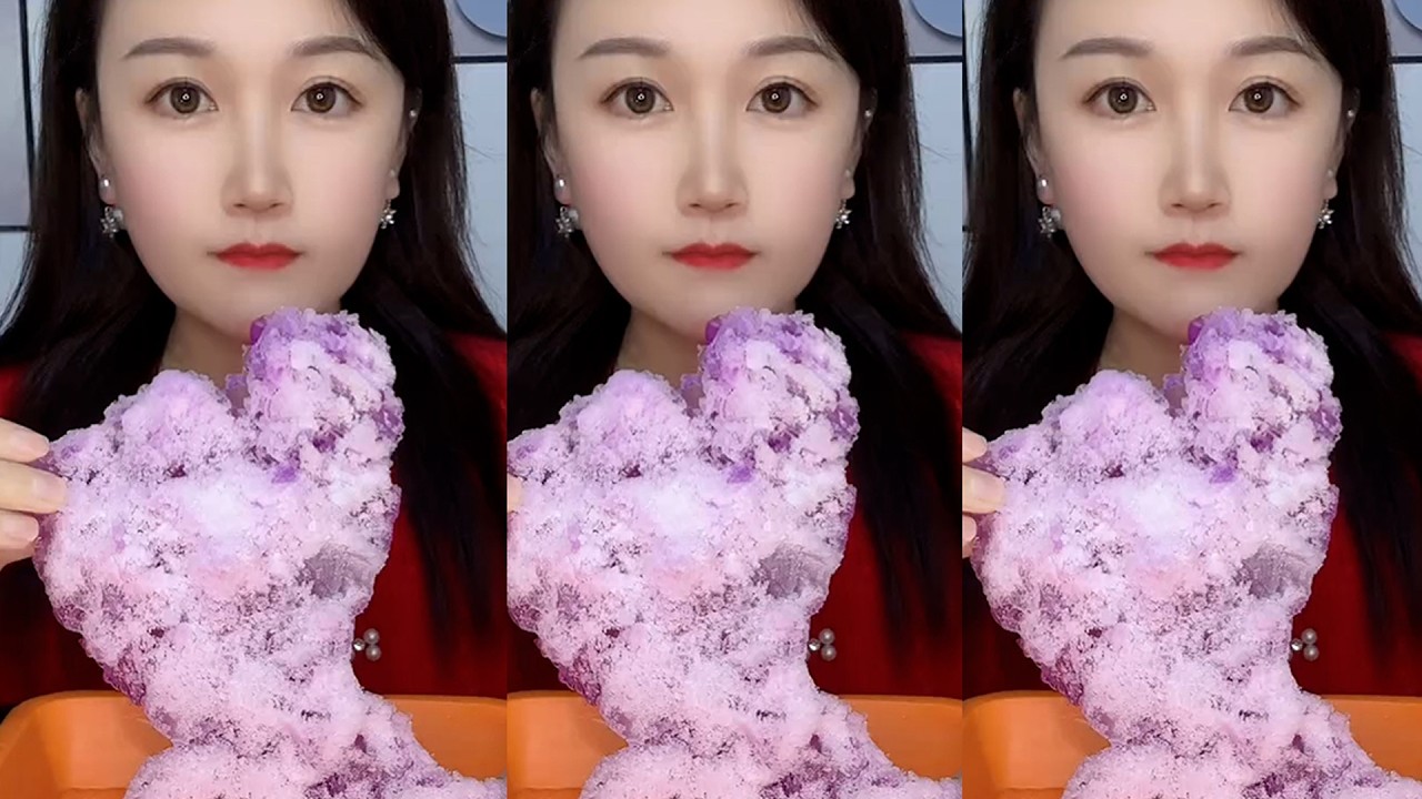 ASMR MUKBANG ICE EATING SOUNDS FROM THE FROZEN WATER