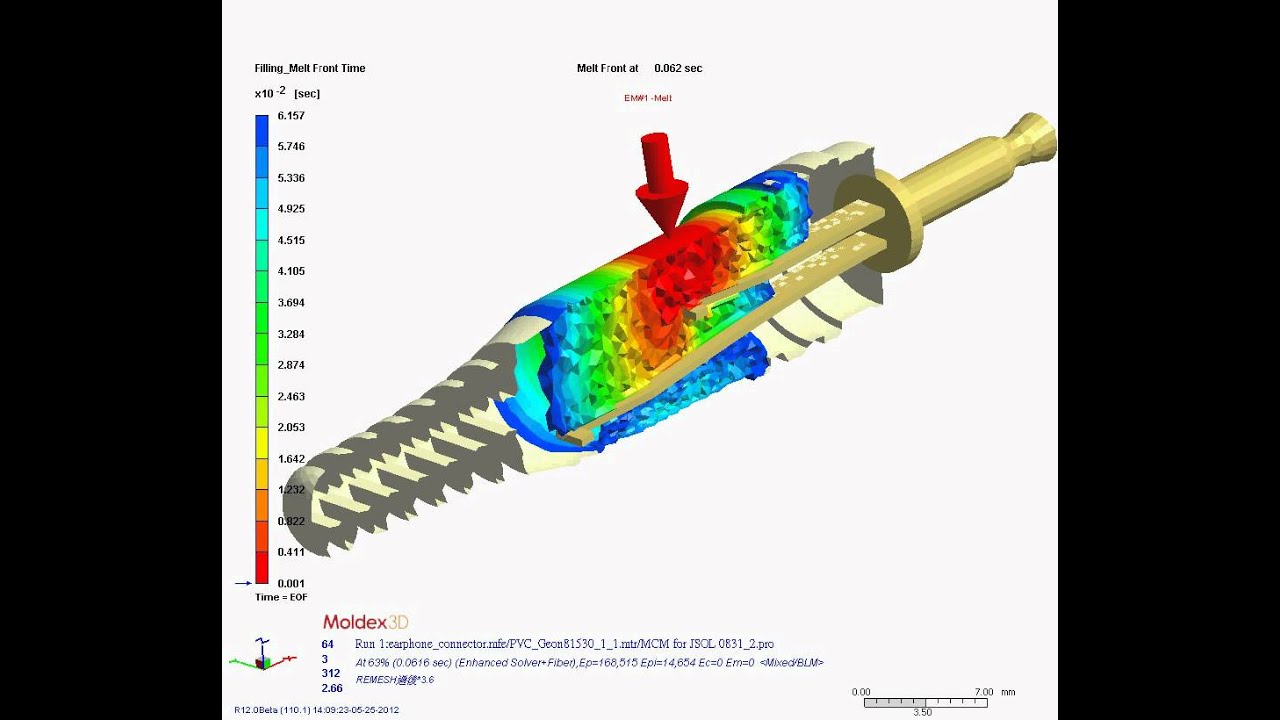 Moldex3D FSI (Fluid Structure Interaction) - YouTube