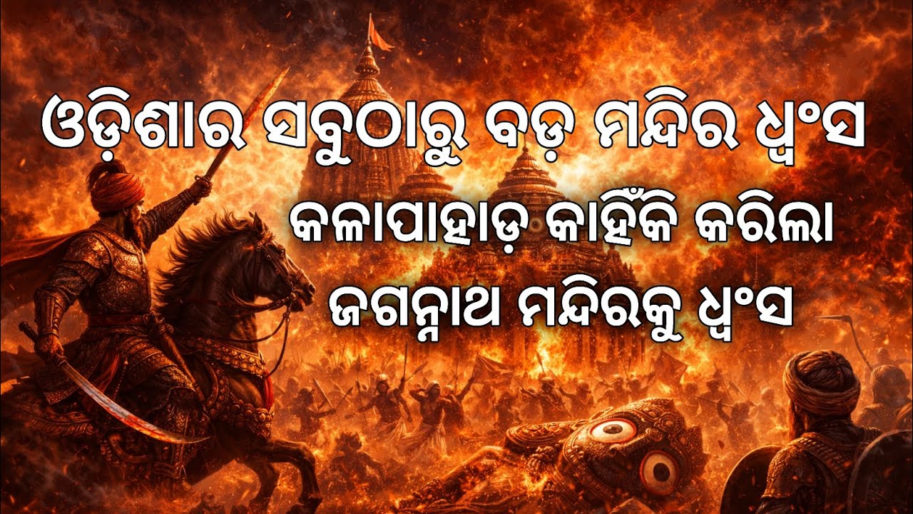 କଳାପାହାଡ଼ କାହିଁକି ଜଗନ୍ନାଥ ମନ୍ଦିରକୁ ଧ୍ଵଂସ କରିଦେଲା | Kalapahad’s Attack on Jagannath Temple (1568 CE)